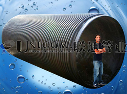 大口径HDPE缠绕排污管